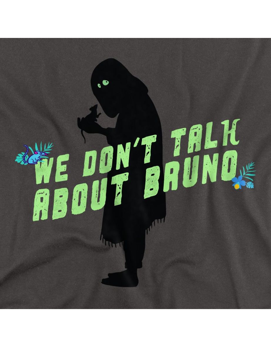 Encanto  Adult We Don´t Talk About Bruno Silhouette T-Shirt - Charcoal - 2