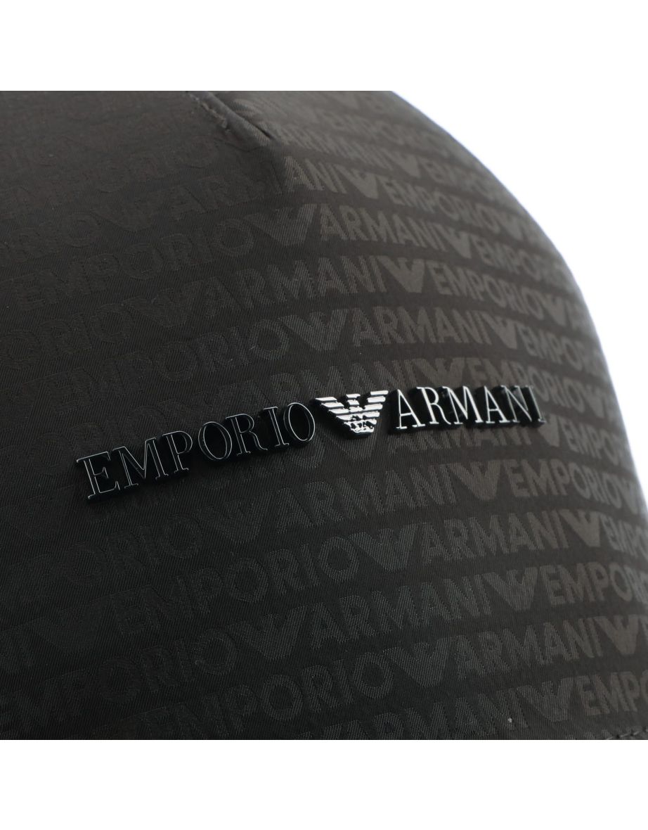 Accessories Emporio Armani Nylon Allover Jacquard Logo Baseball Cap in Green - 3