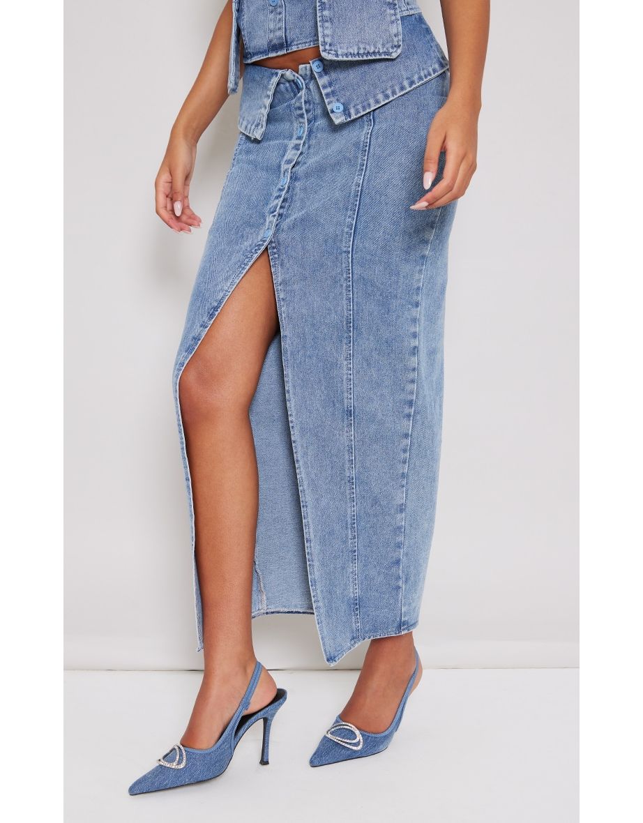 Tall clearance denim skirt