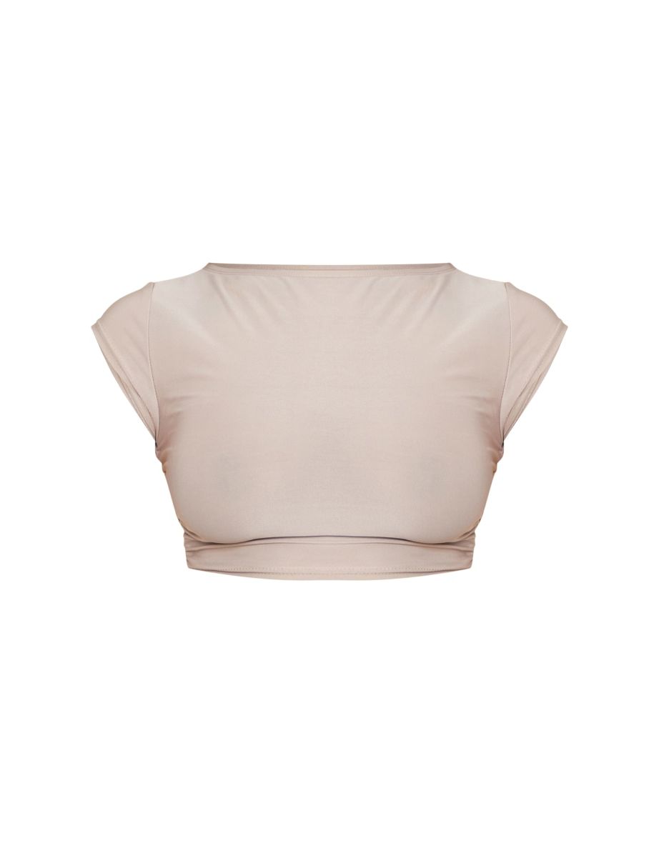 Shape Stone Slinky Ruched Side T Shirt - 4