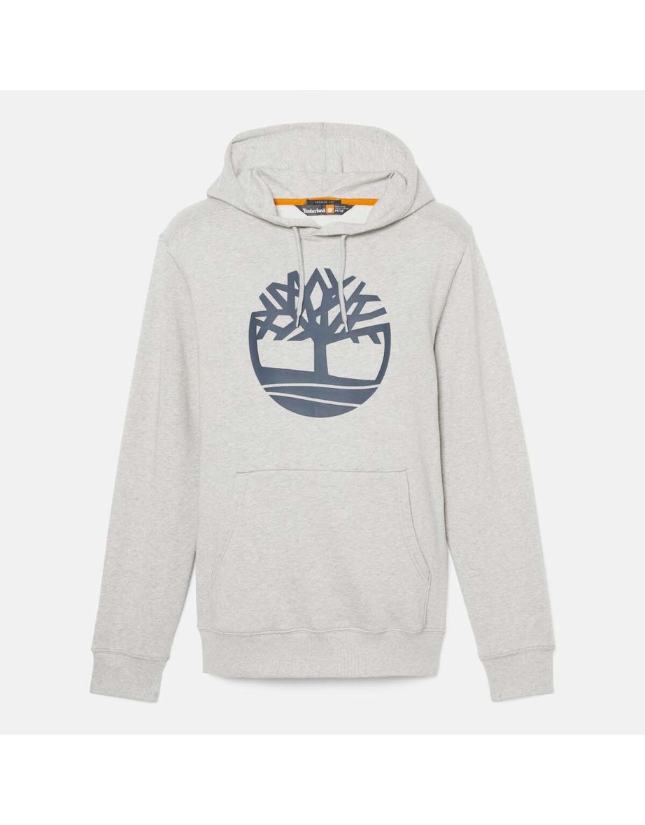 Men's Timberland Kennebec River Tree Logo Hoodie in Grey - 4