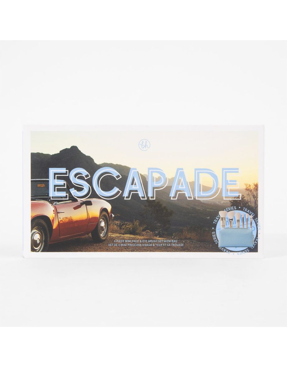 Travel Series Escapade - 6-teiliges Mini Gesichts- und Augenpinselset mit Tasche - 4