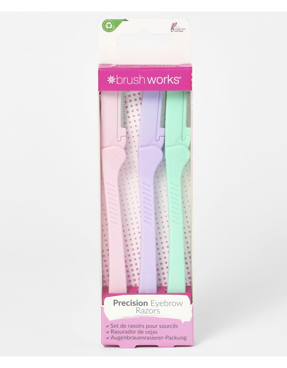 Precision Pastel Eyebrow Razors 3pieces - 2