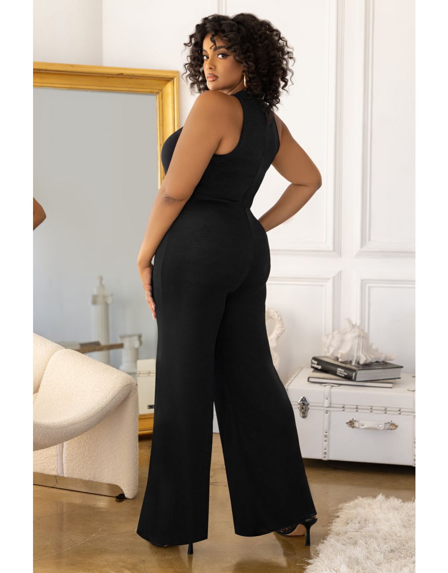 club l london black jumpsuit