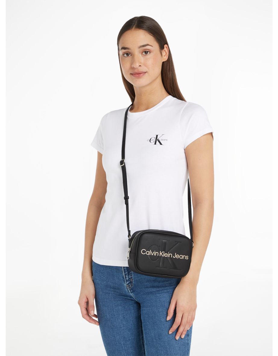 Calvin klein jeans sculpted camera bag sales
