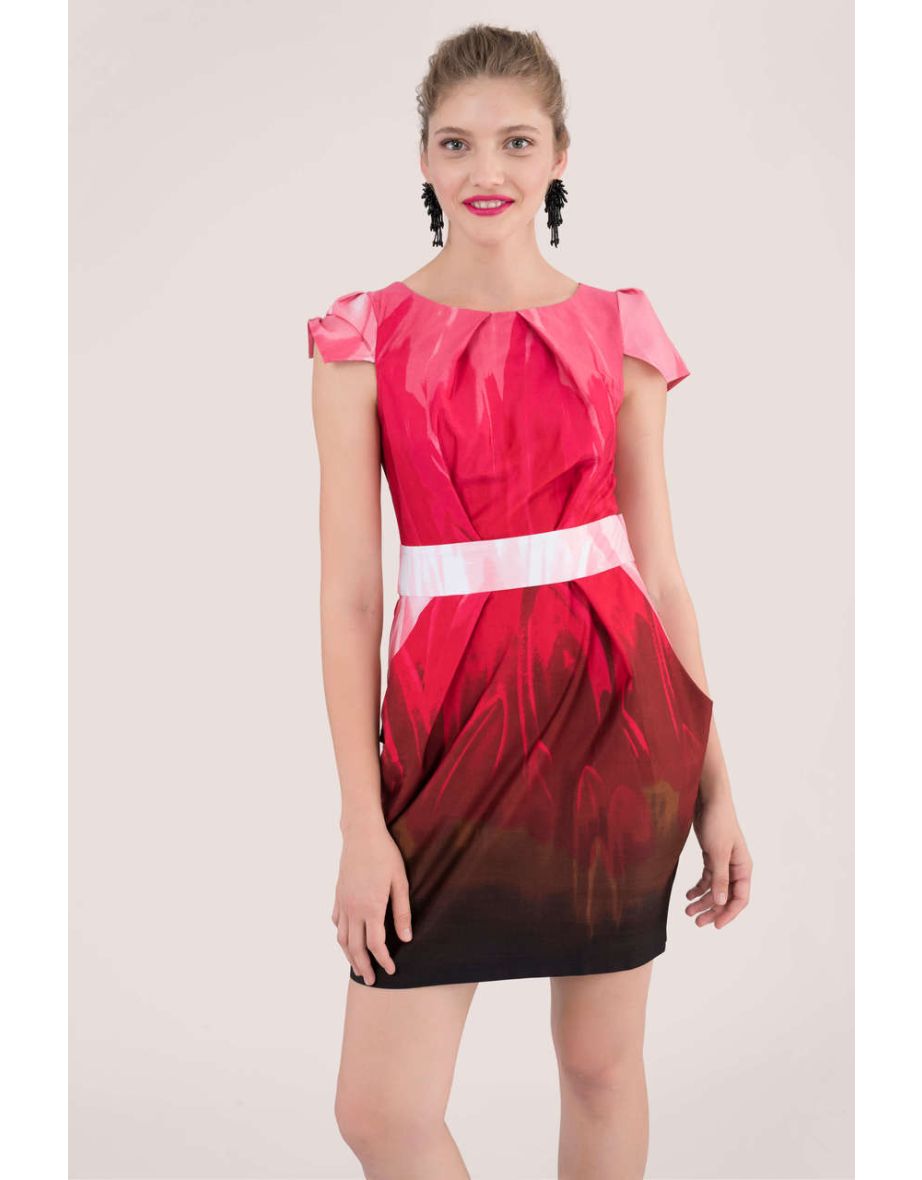 Red Chelsea Tulip Dress