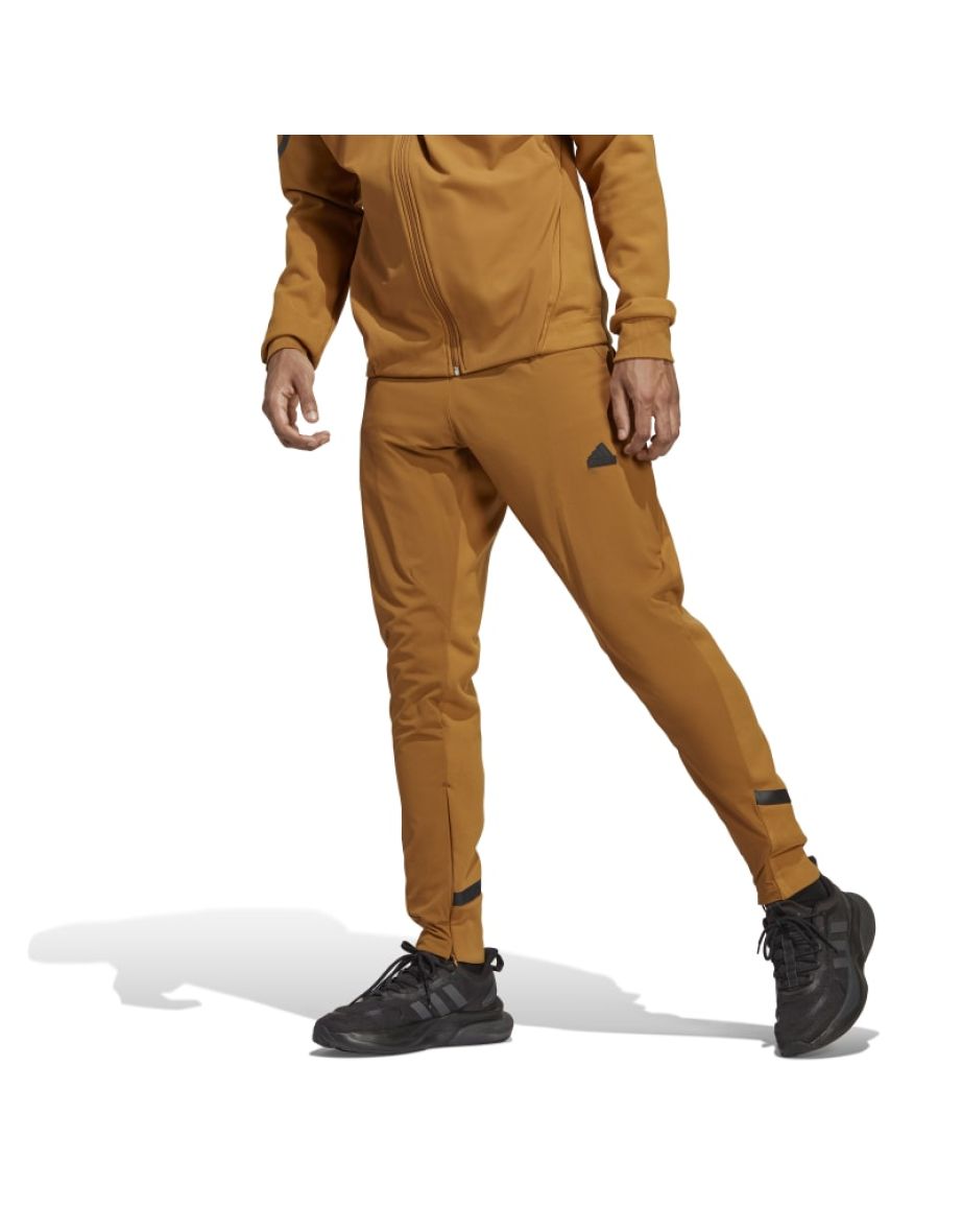 Brown adidas top tracksuit bottoms