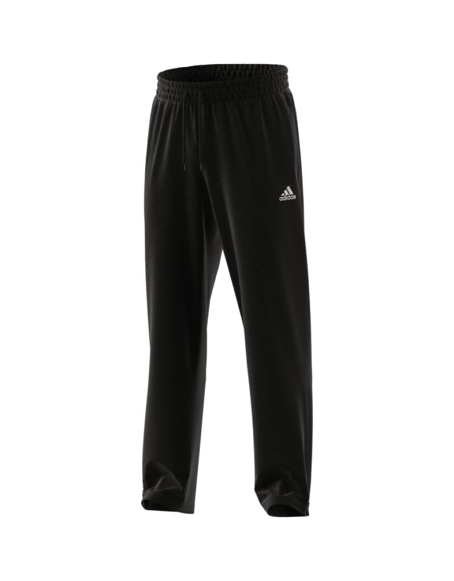 Shop AEROREADY Essentials Stanford Open Hem Embroidered Small Logo Tracksuit Bottoms Online in Qatar VogaCloset