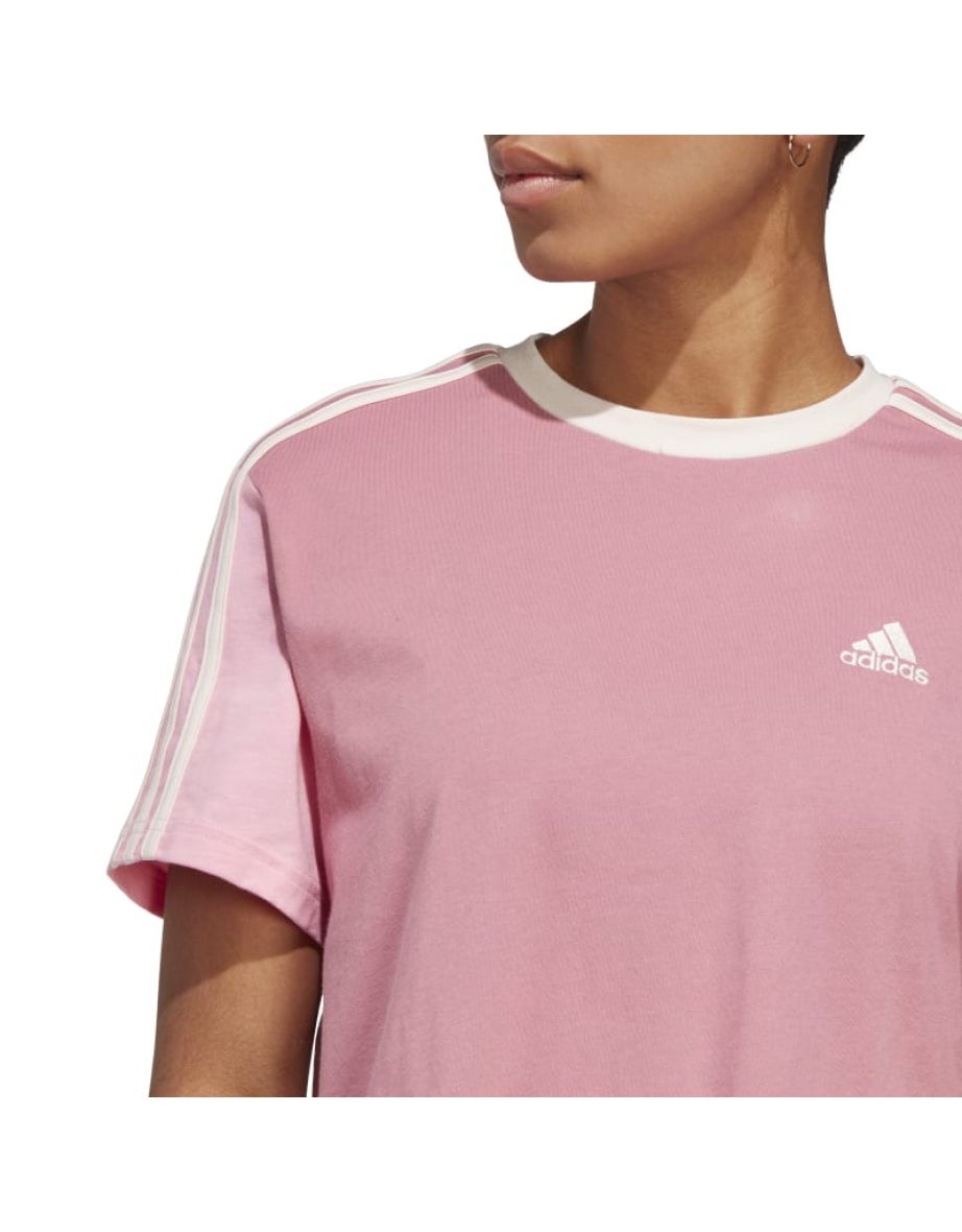 Essentials 3-Stripes Single Jersey Crop Top - 5