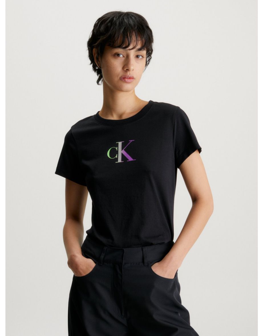 Calvin Klein GRADIENT CK TEE, BEH, XS