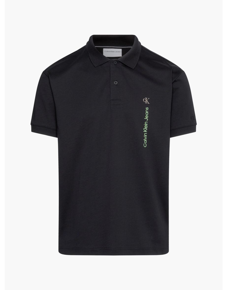 Calvin Klein Jeans Black Polo Shirt - 2