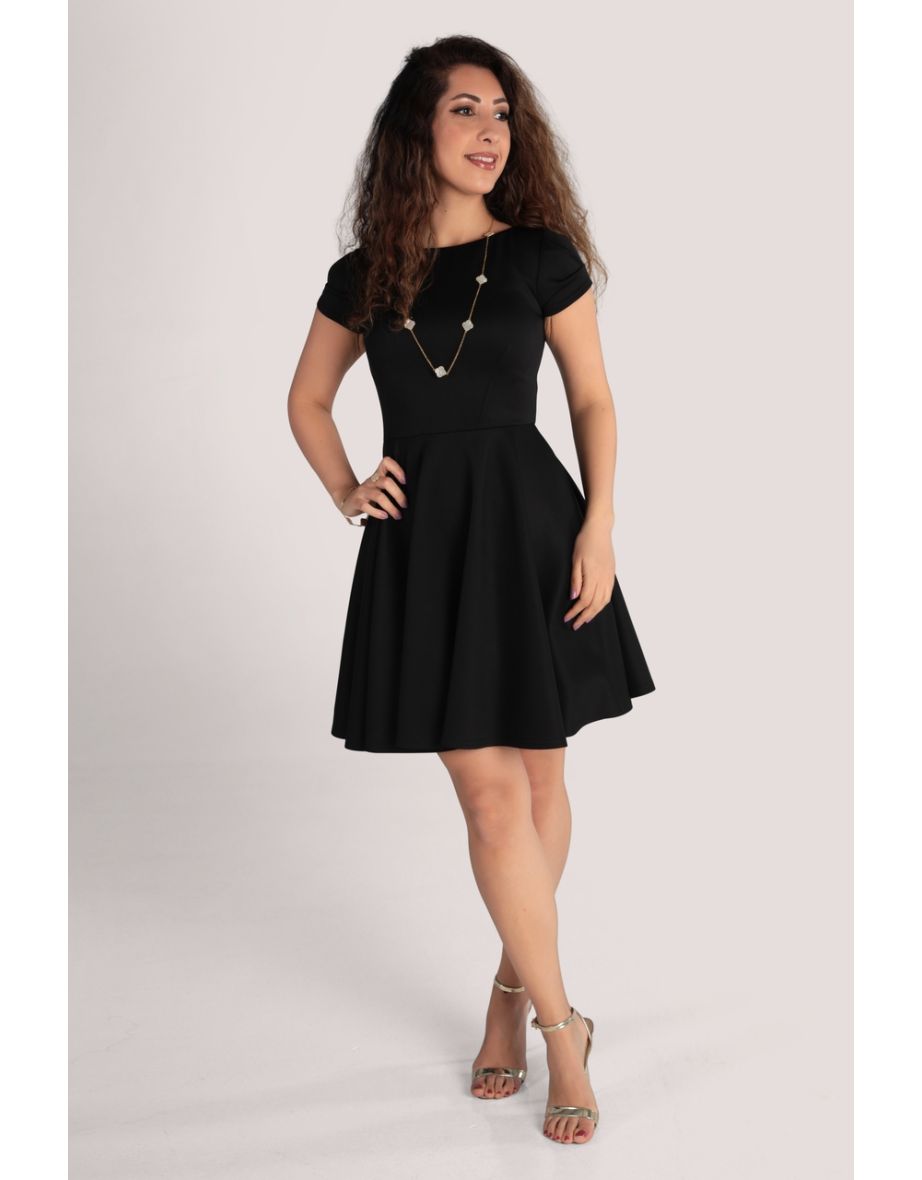 Closet Blu Black Skater Dress