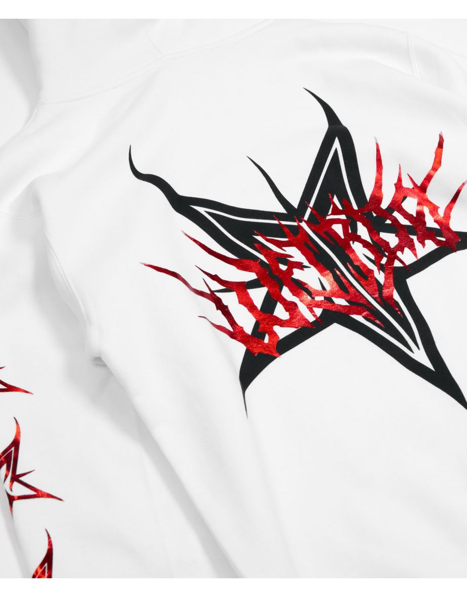 Scene Queen White Hoodie Scene Queen White Hoodie Medium - 1