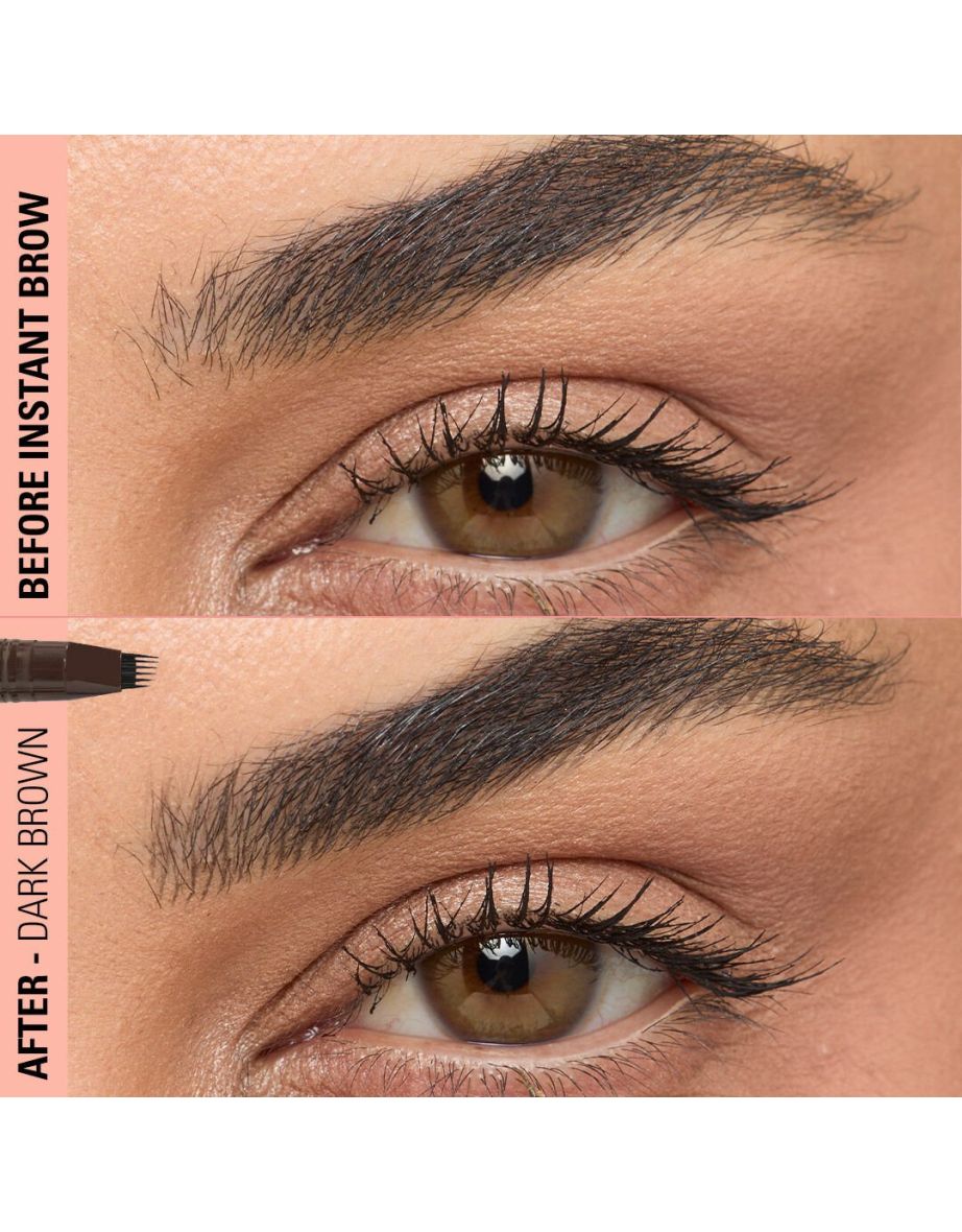 Revolution Instant Brow Hair Pen Dark Brown - 6