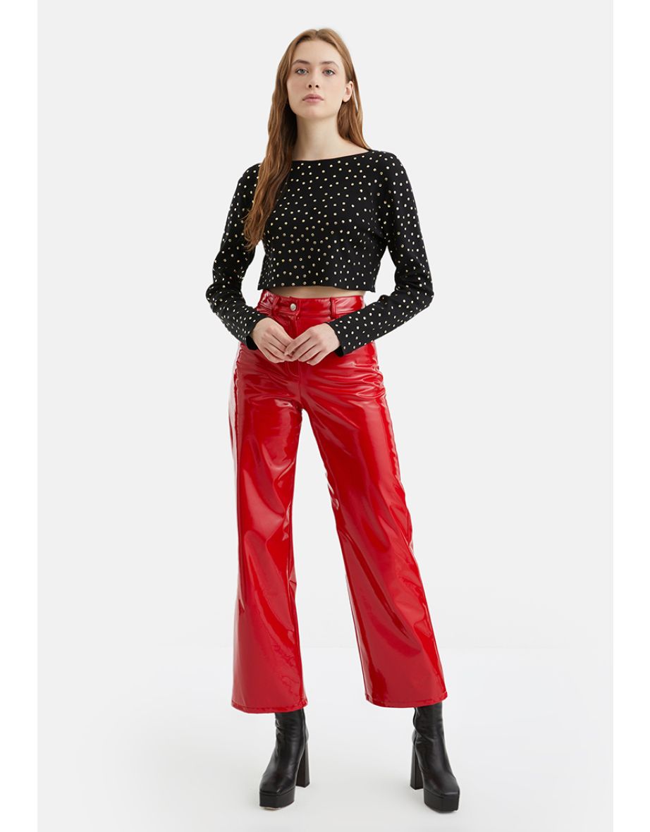 Plus Size Leather Trousers High Waist Flare PU Patent Leather Trousers  Casual, Sexy, And Fashionable Streetwear In Big Sizes 7XL, 8XL And 9XL From  Argentinay, $16.93 | DHgate.Com