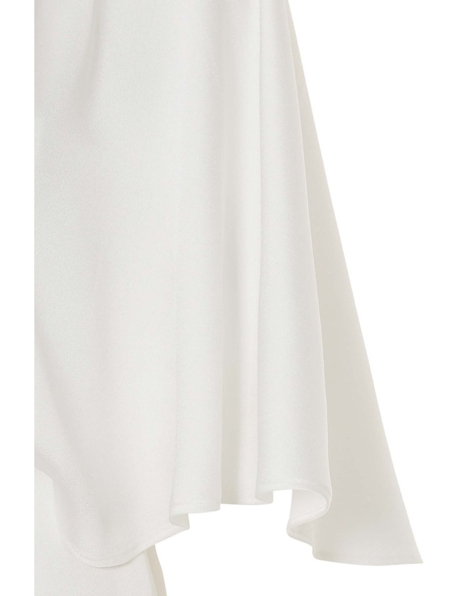 Stripe Stone Embellished V-Neck Dress - 6
