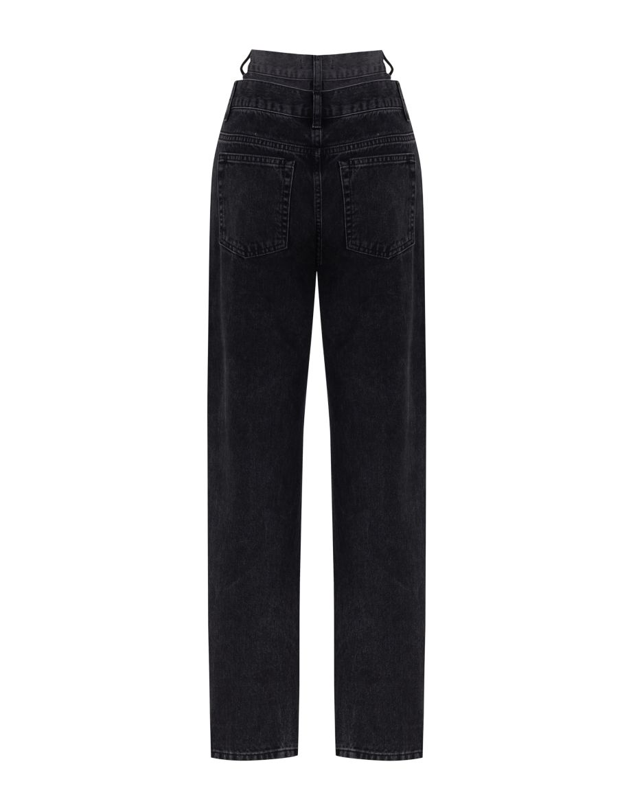 Double Waisted Jeans - 1