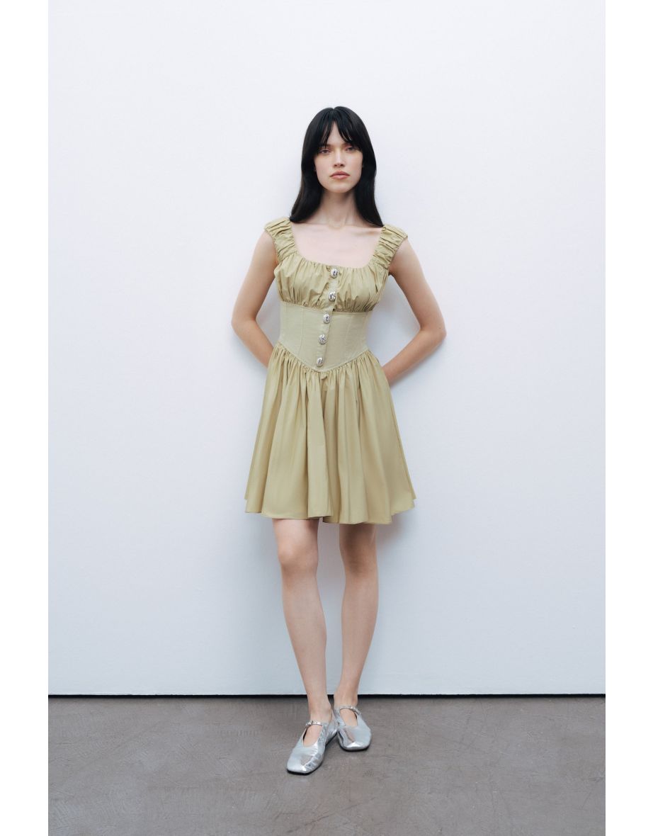 Corset Look Mini Dress