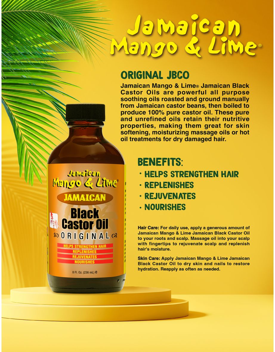 Jamaican Mango & Lime Black Castor Oil Original - 3
