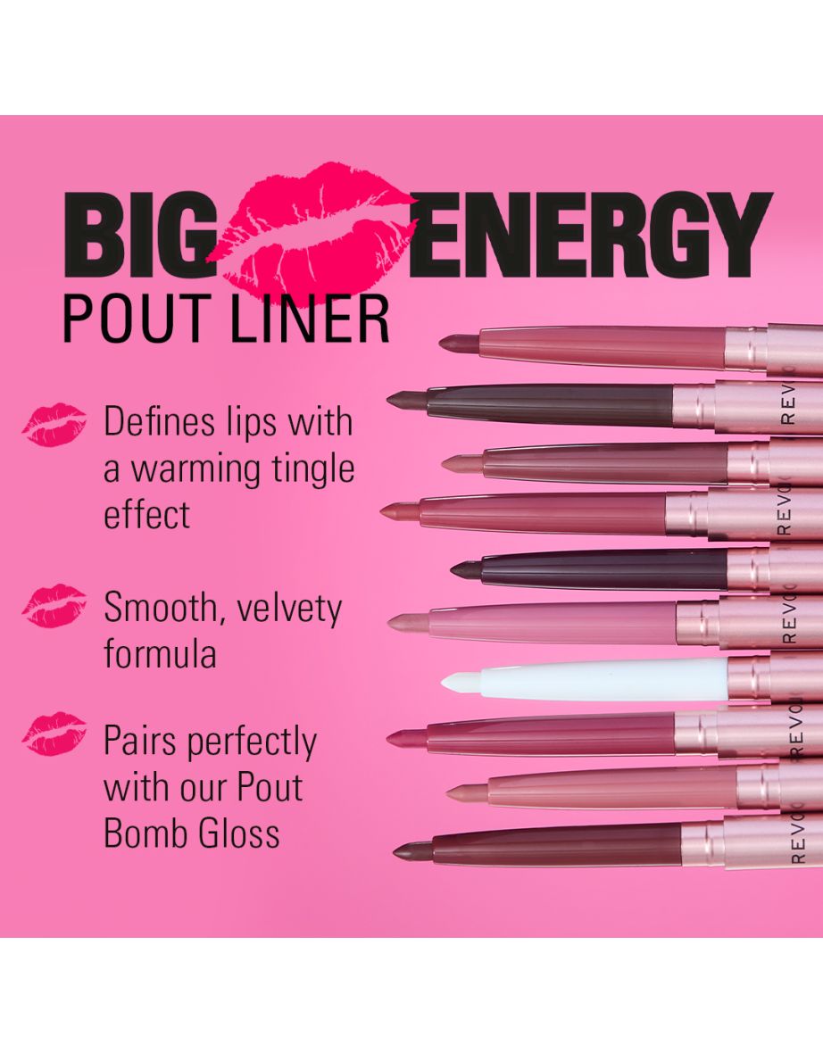 Revolution Pout Bomb Plumping Lip Liner Deepest Mauve - 4