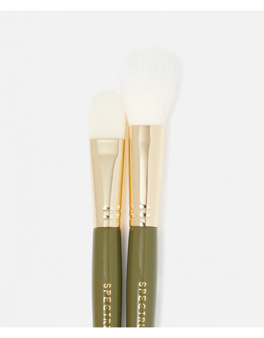 KJH 2 Piece Face Brush Set