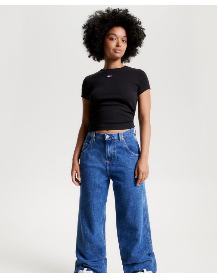 Tommy Jeans TJW BBY XS BADGE RIB TEE