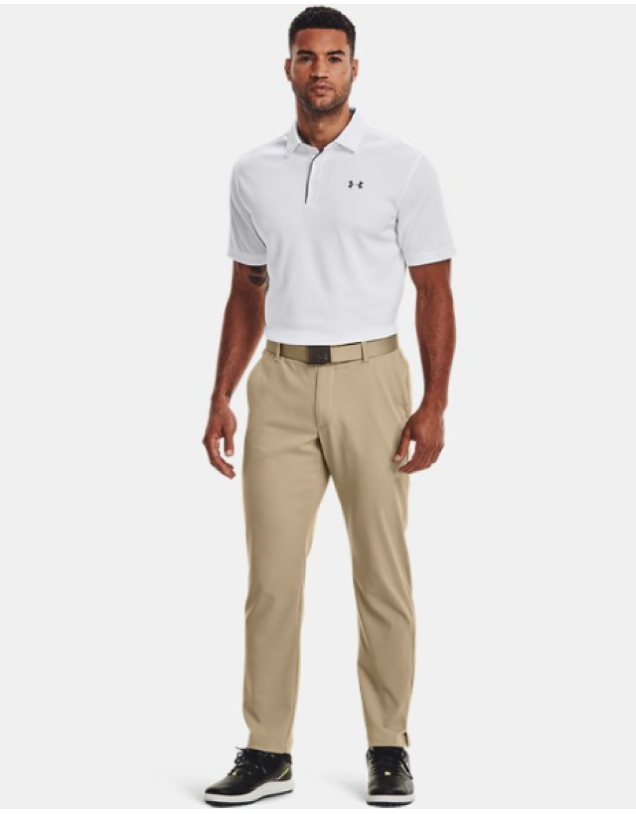 Shop Under Armour Mens Tech Polo Shirt White Graphite Online in Iraq VogaCloset
