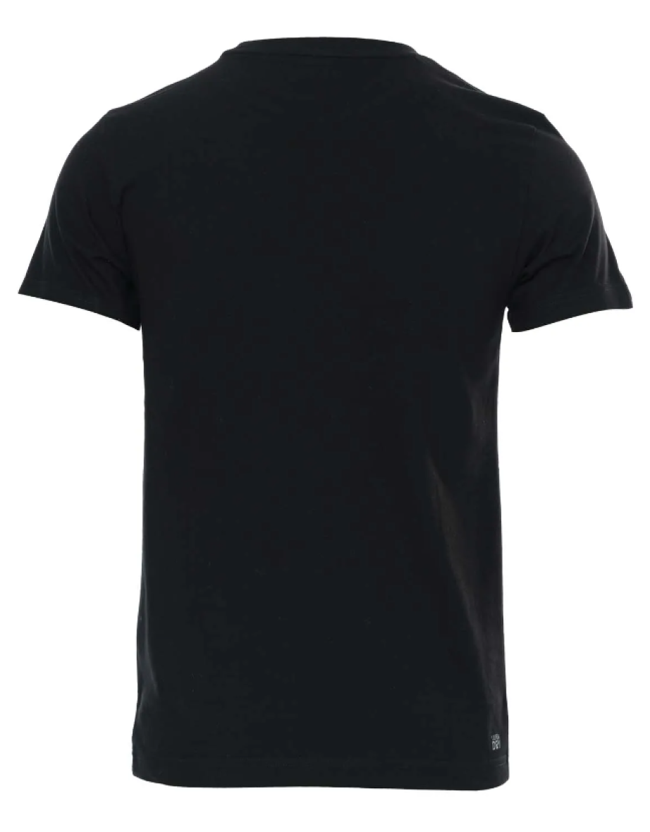 Men's Lacoste SPORT Print Logo Breathable T-Shirt in Black - 1