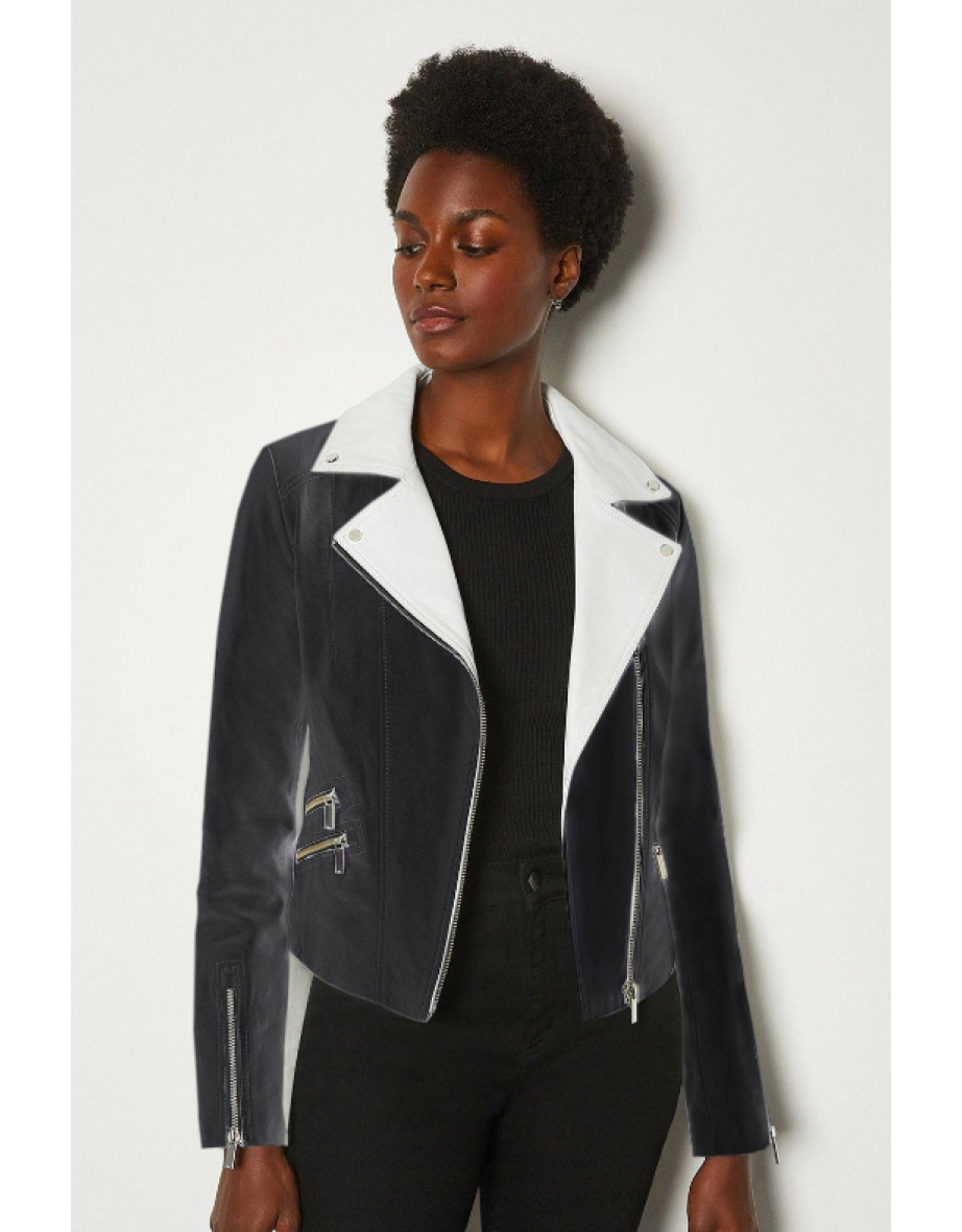 Leather Signature Biker Jacket