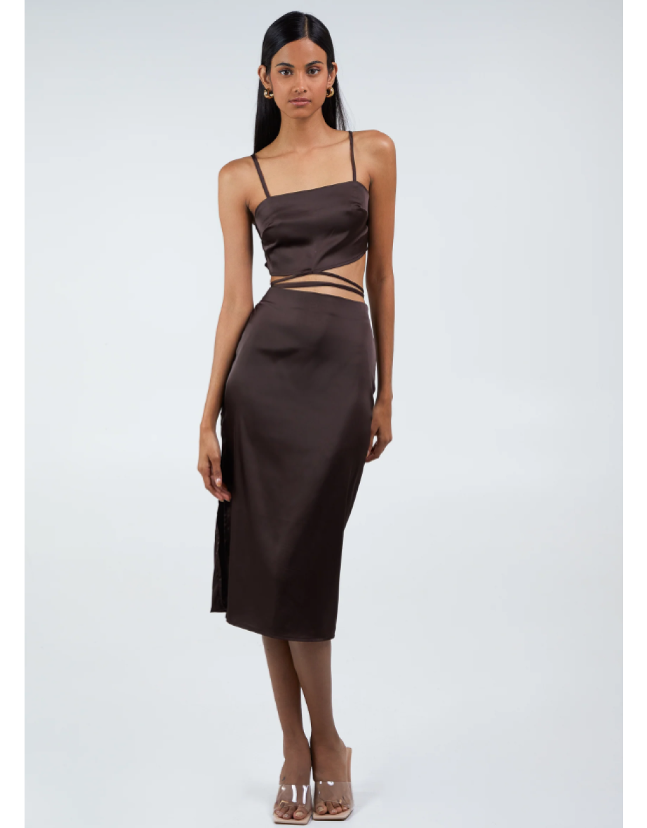 Silky Tie Wrap Cami Top