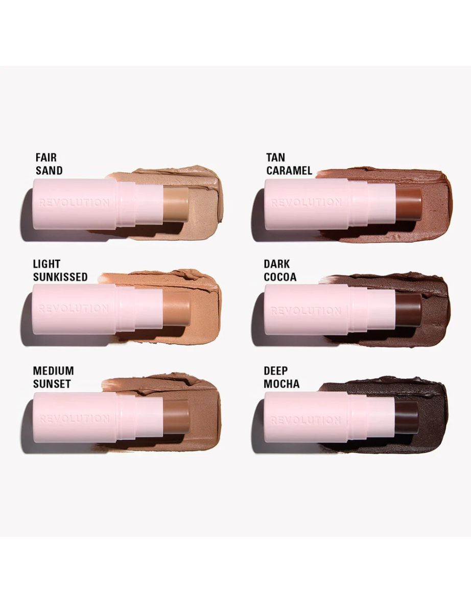 Revolution Skin Silk Bronzer Stick Light Sunkissed - 4