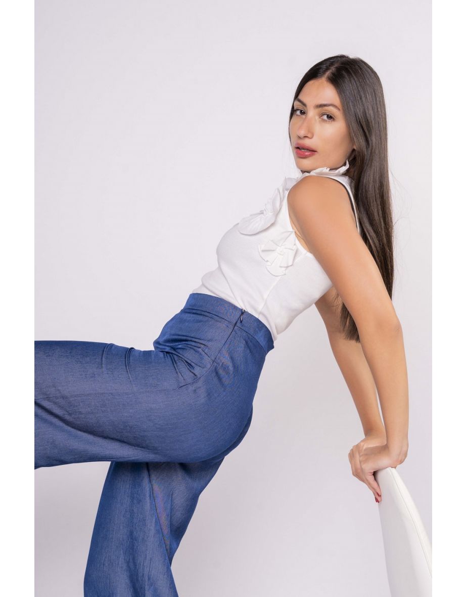 White Ruffle Top - 4
