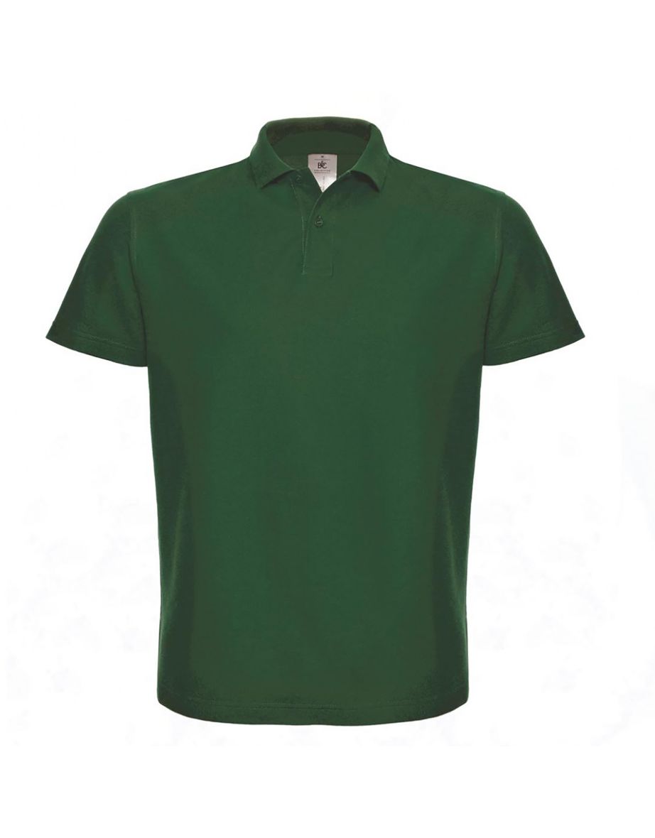 B&C ID.001 Mens Short Sleeve Polo Shirt - Bottle Green