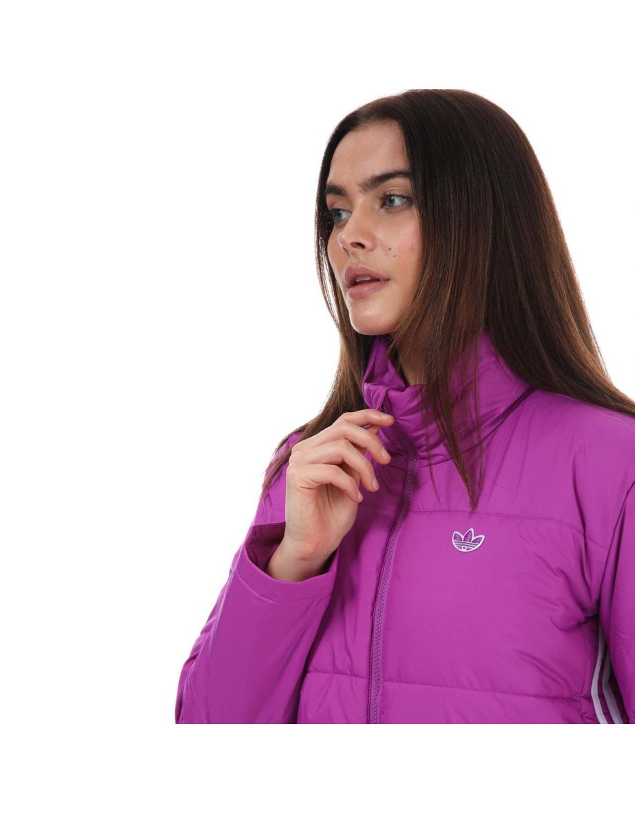 Women's adidas Originals Short Puffer Jacket in Purple - 4