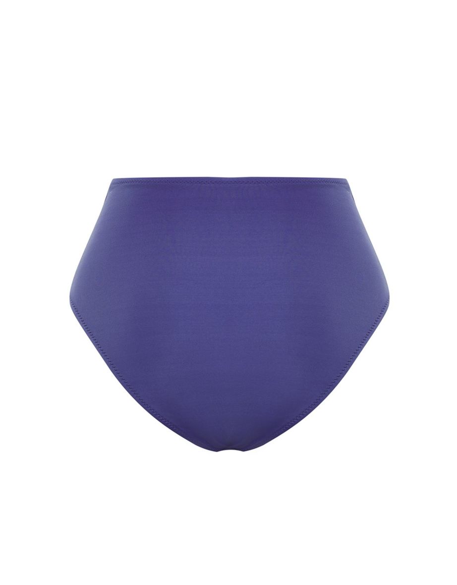 Blue High Waist Hipster Mix&Match Bikini Bottom - 5