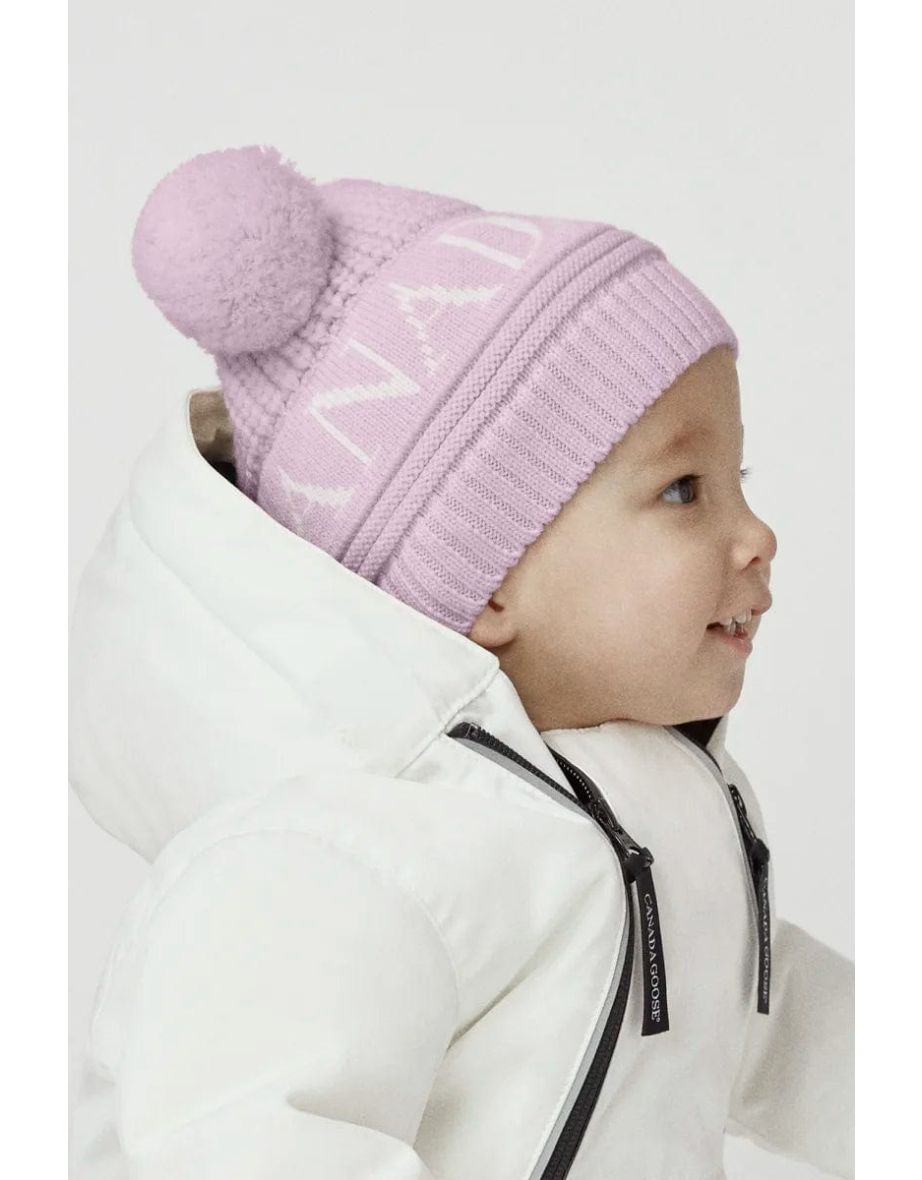 Baby Girls Double Pom Pom Hat