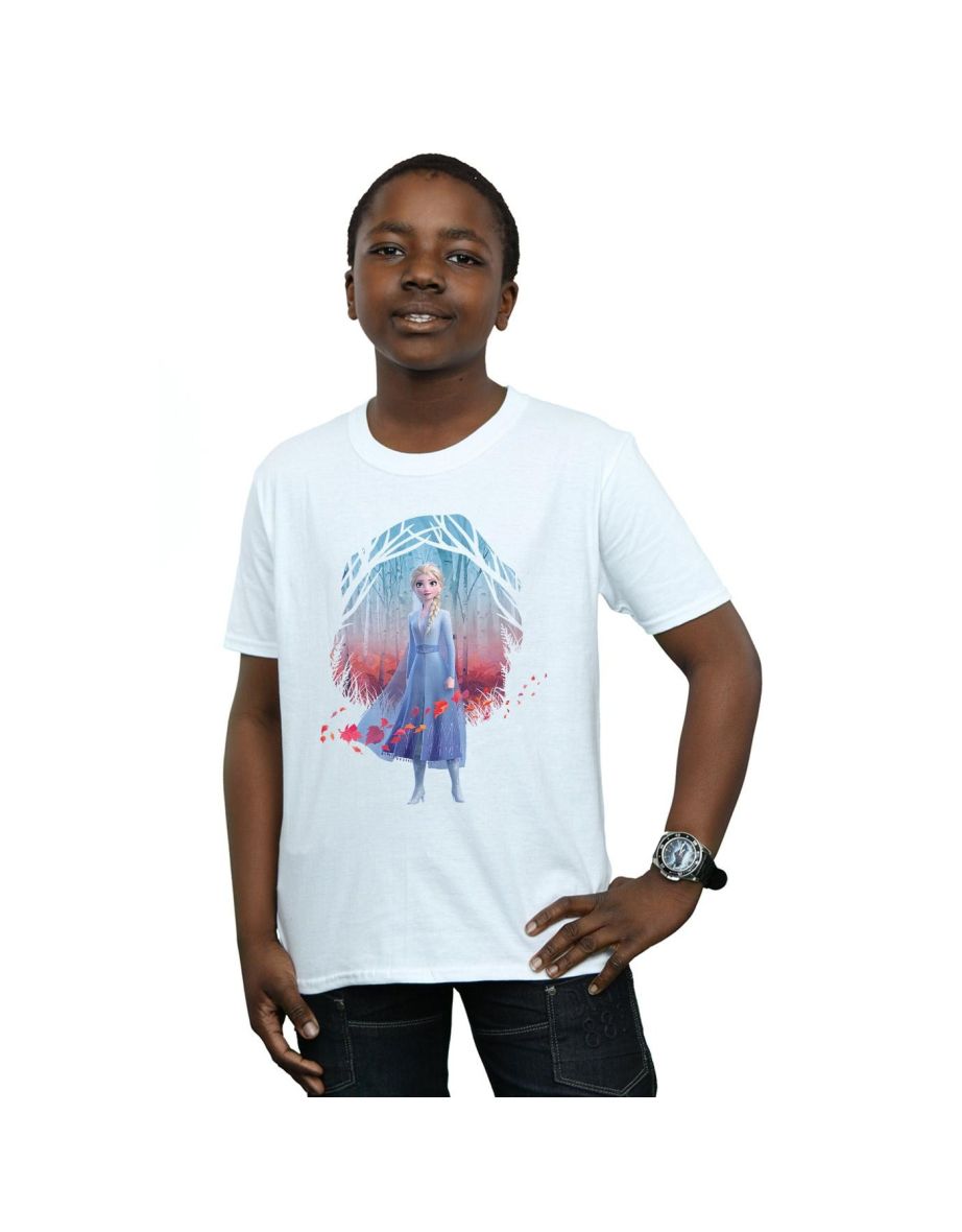 Disney Boys Frozen 2 Elsa Find The Way T-Shirt - White