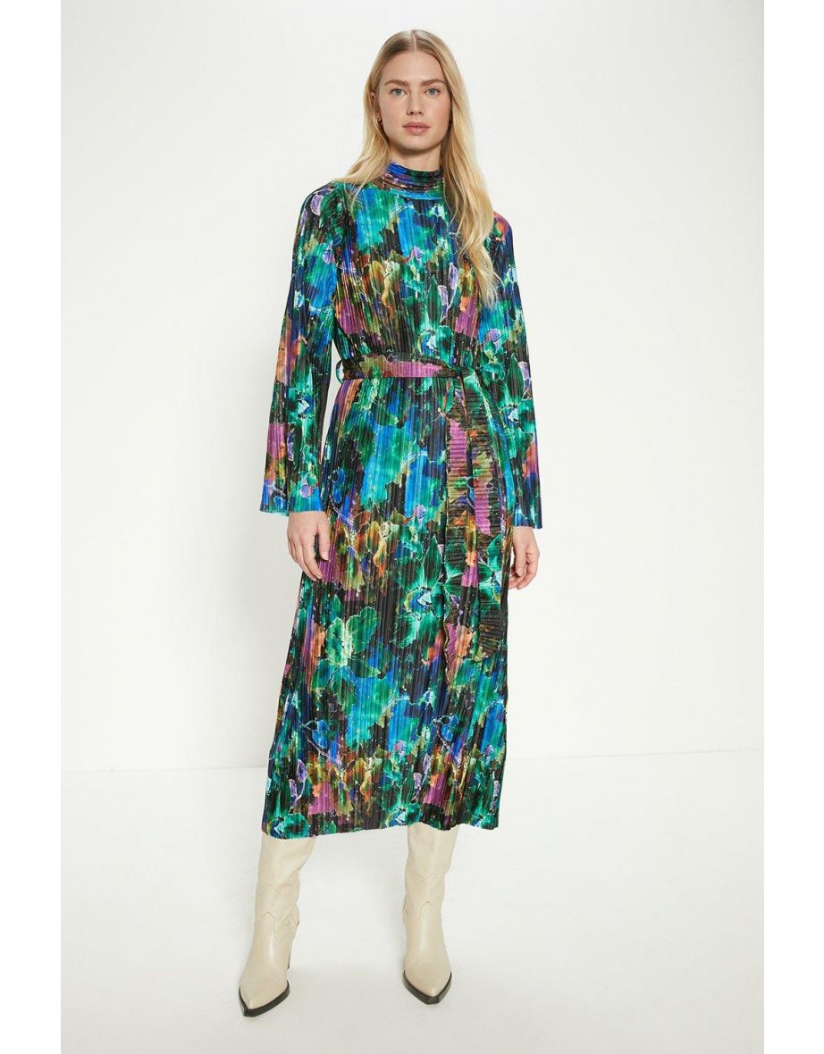 Oasis belted midi dress hotsell