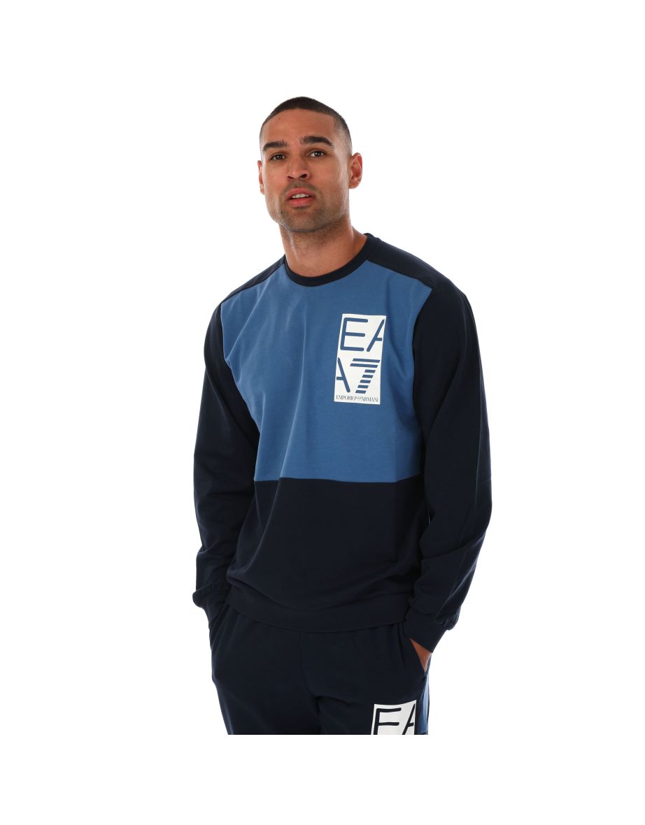 Emporio armani best sale block colour sweatshirt