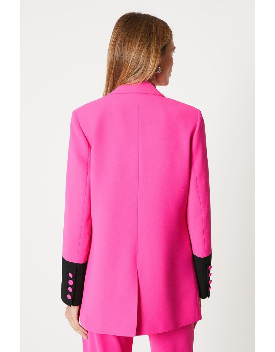 Colour Block Blazer - 3