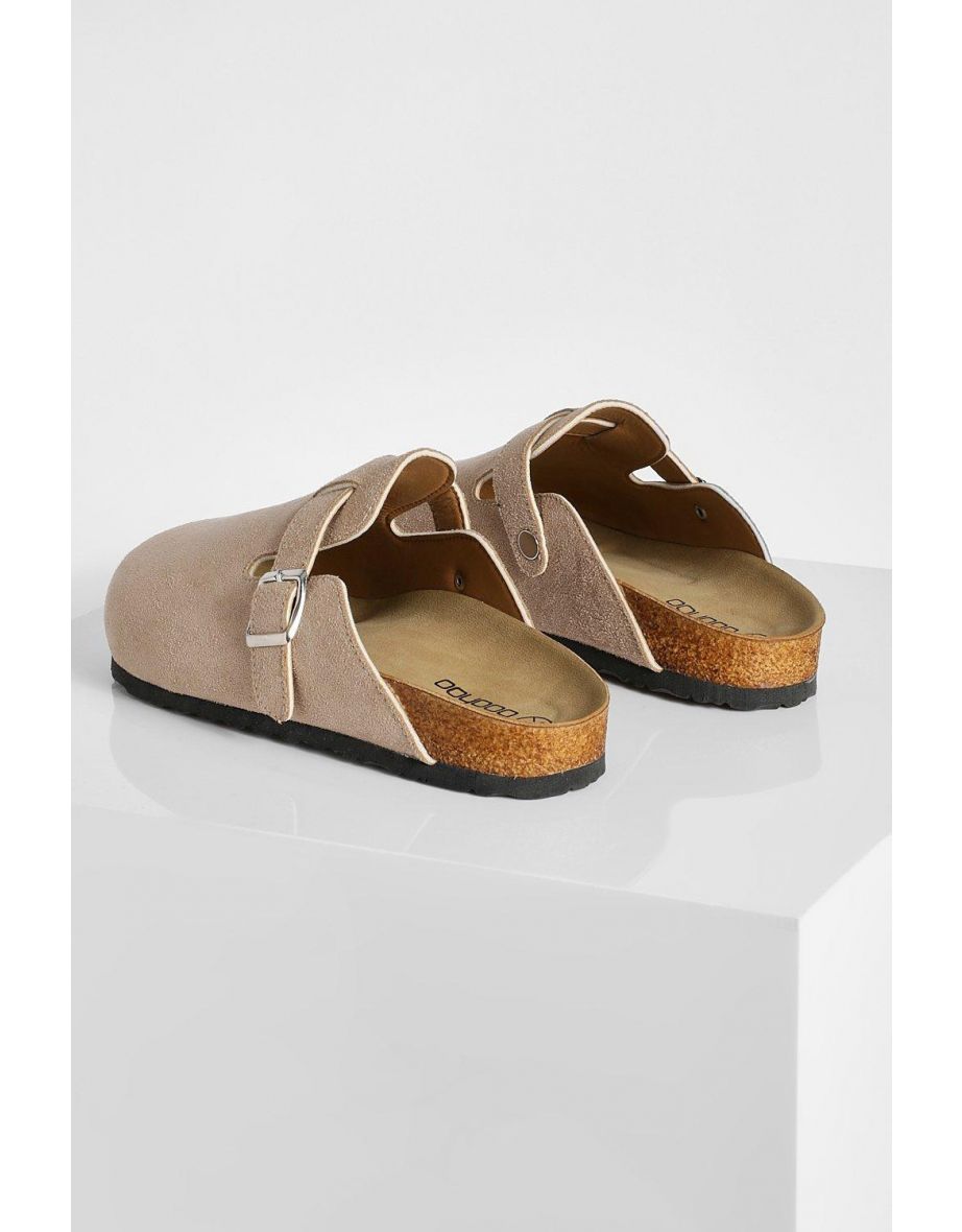Closed Toe Clog - taupe - 3