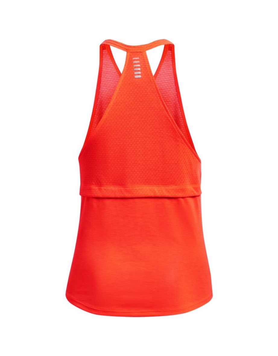 Women's Under Armour UA Streaker Run Tank in Orange - 1