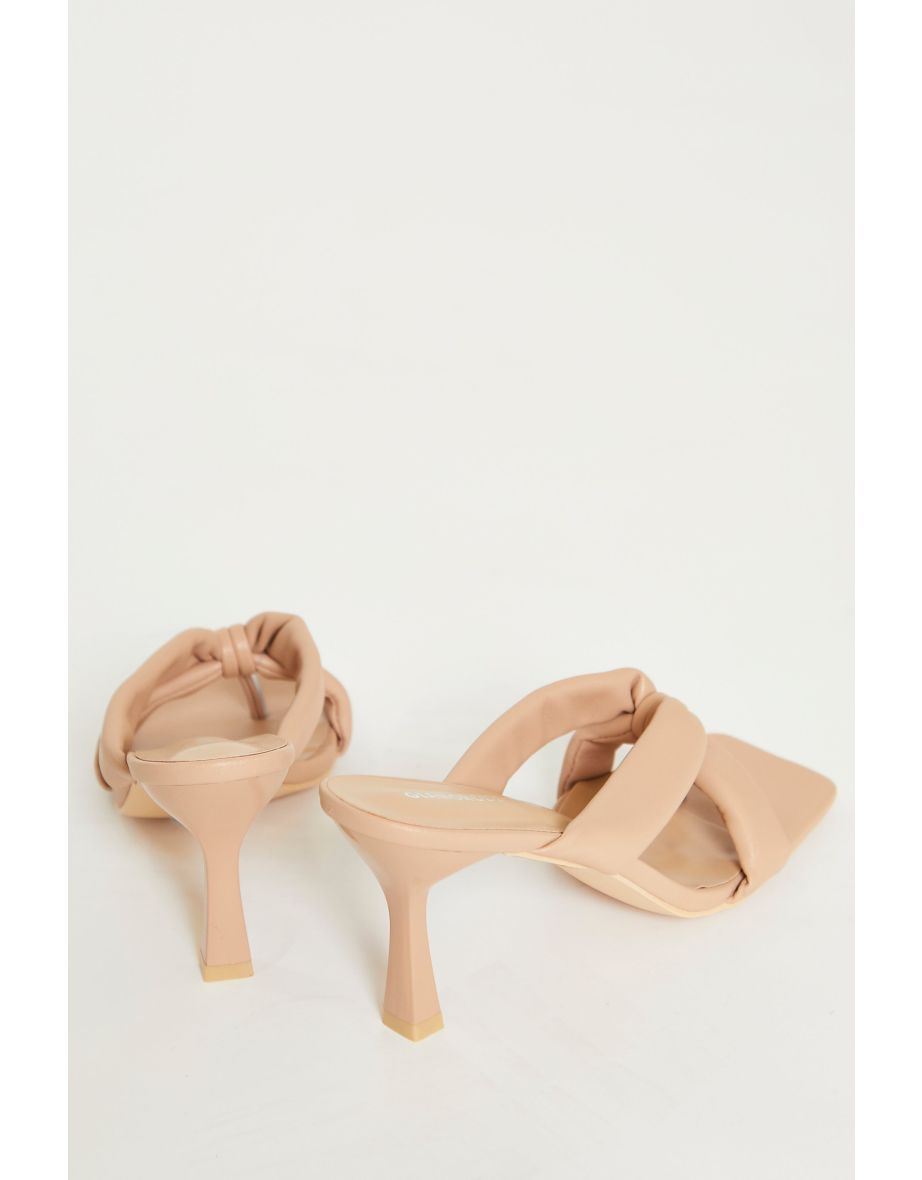 Glamorous Camel Toe Pole Mules - 2