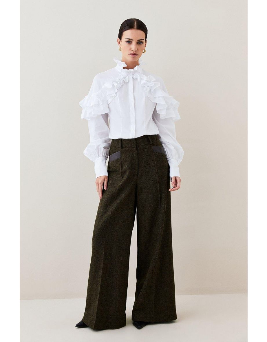 Lydia Millen Petite Heritage Tweed Trousers