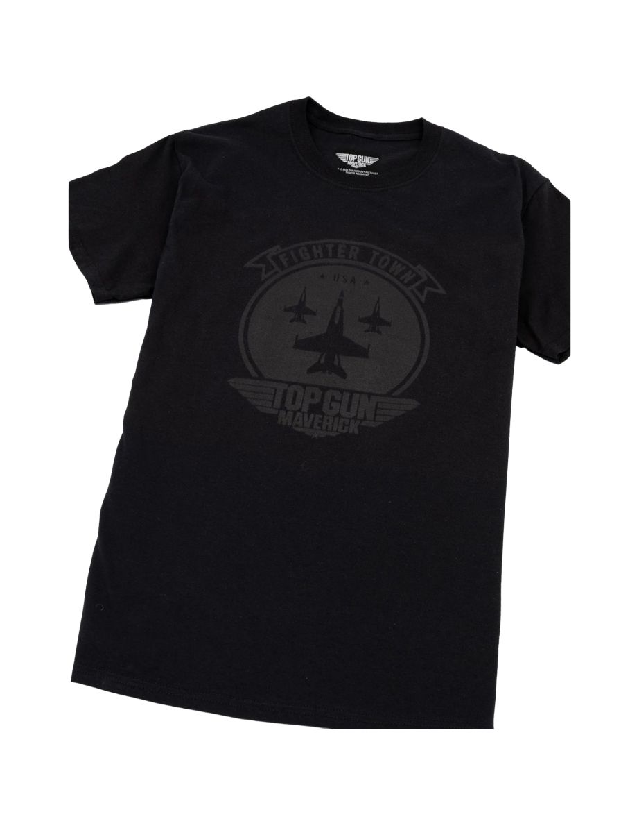 Top Gun: Maverick Mens Fighter Town T-Shirt - Black - 3