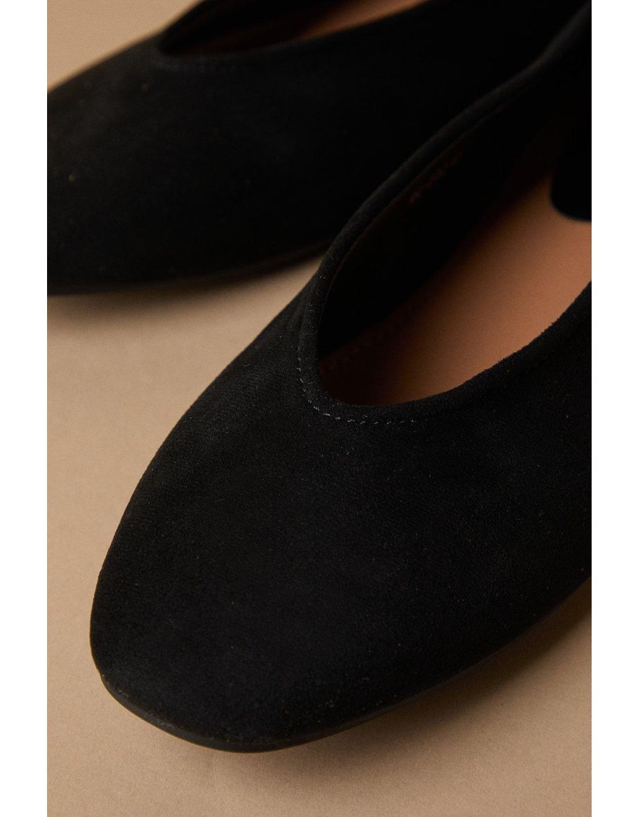 Bonnie Soft Square Toe High Vamp Ballet Pumps - 3