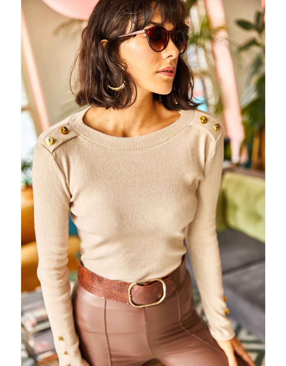 Blouse - Gray - Regular fit