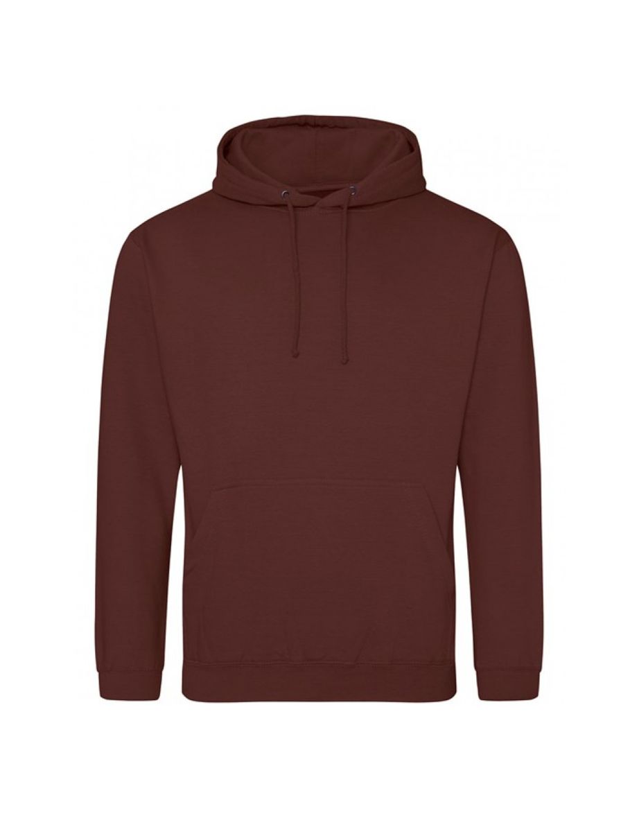 Awdis Unisex Adult College Hoodie - Chocolate Fudge Brownie