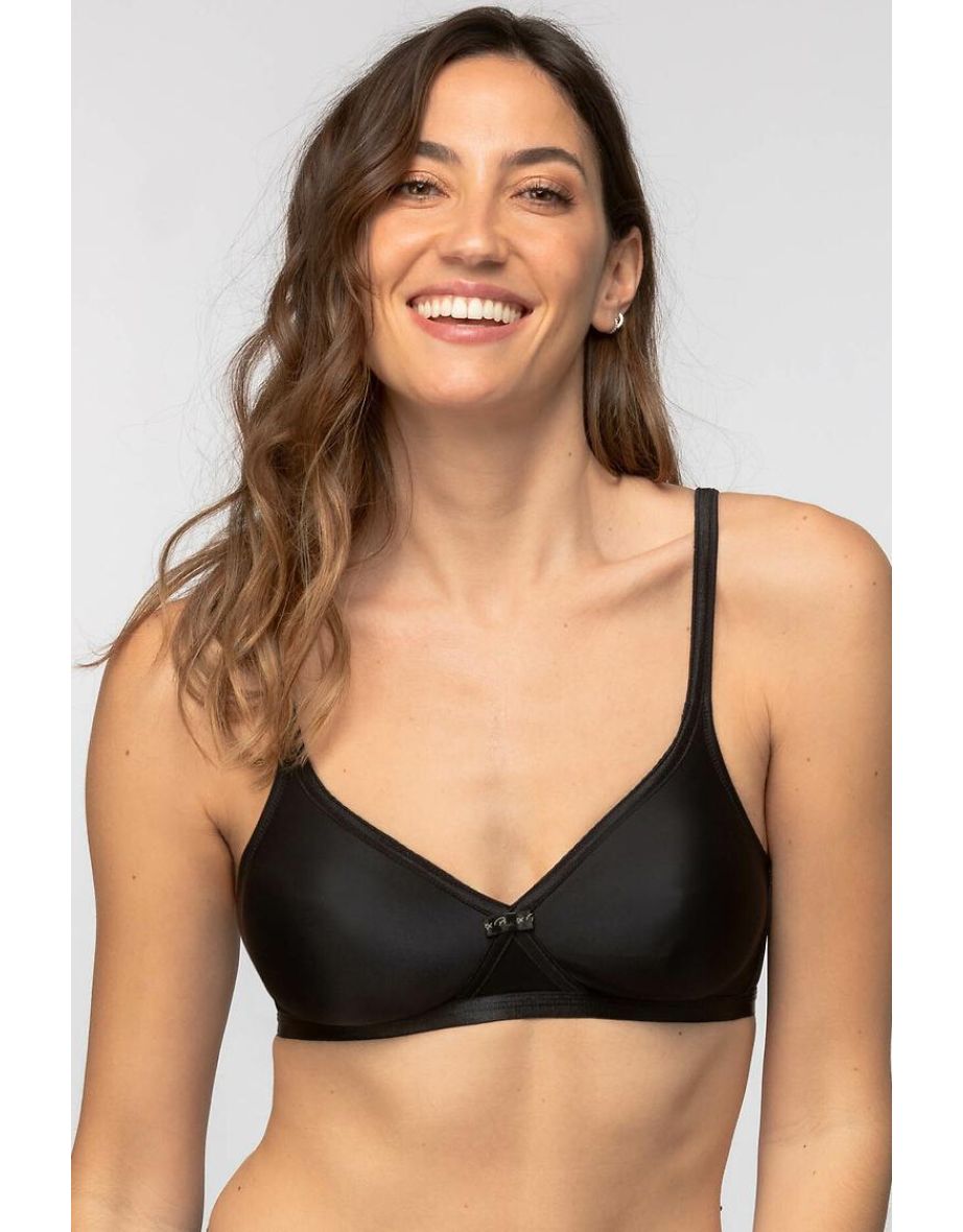Cross Your Heart Satin Bra without Underwiring