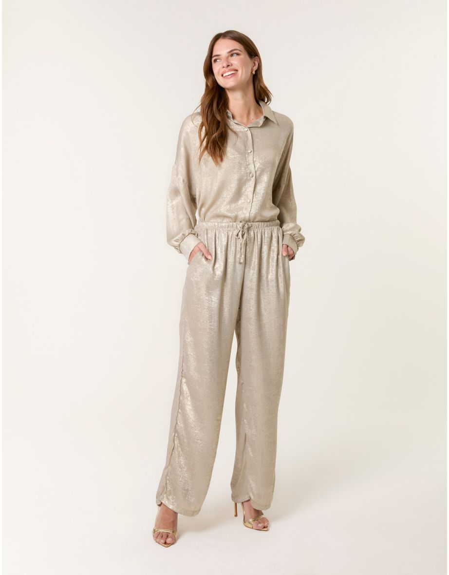 Shimmer Wide Leg Trouser